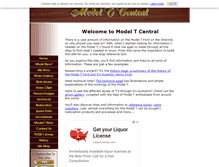 Tablet Screenshot of modeltcentral.com